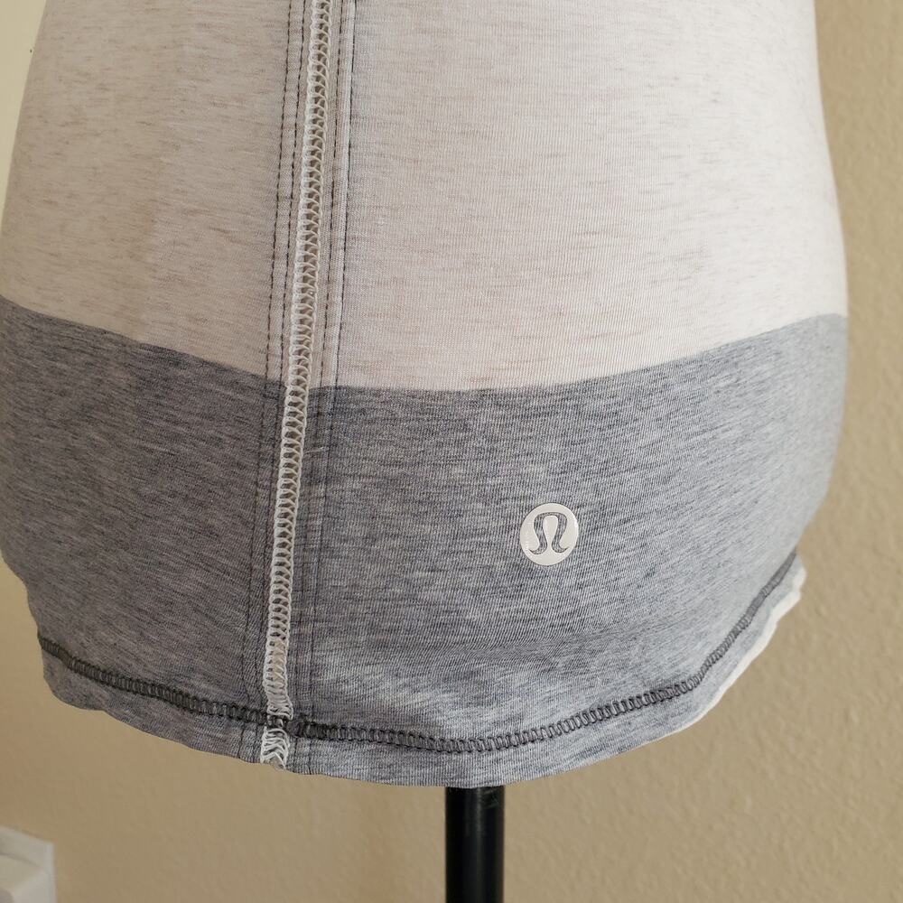 Lululemon Striped Racerback Top 4 - Picture 7 of 7